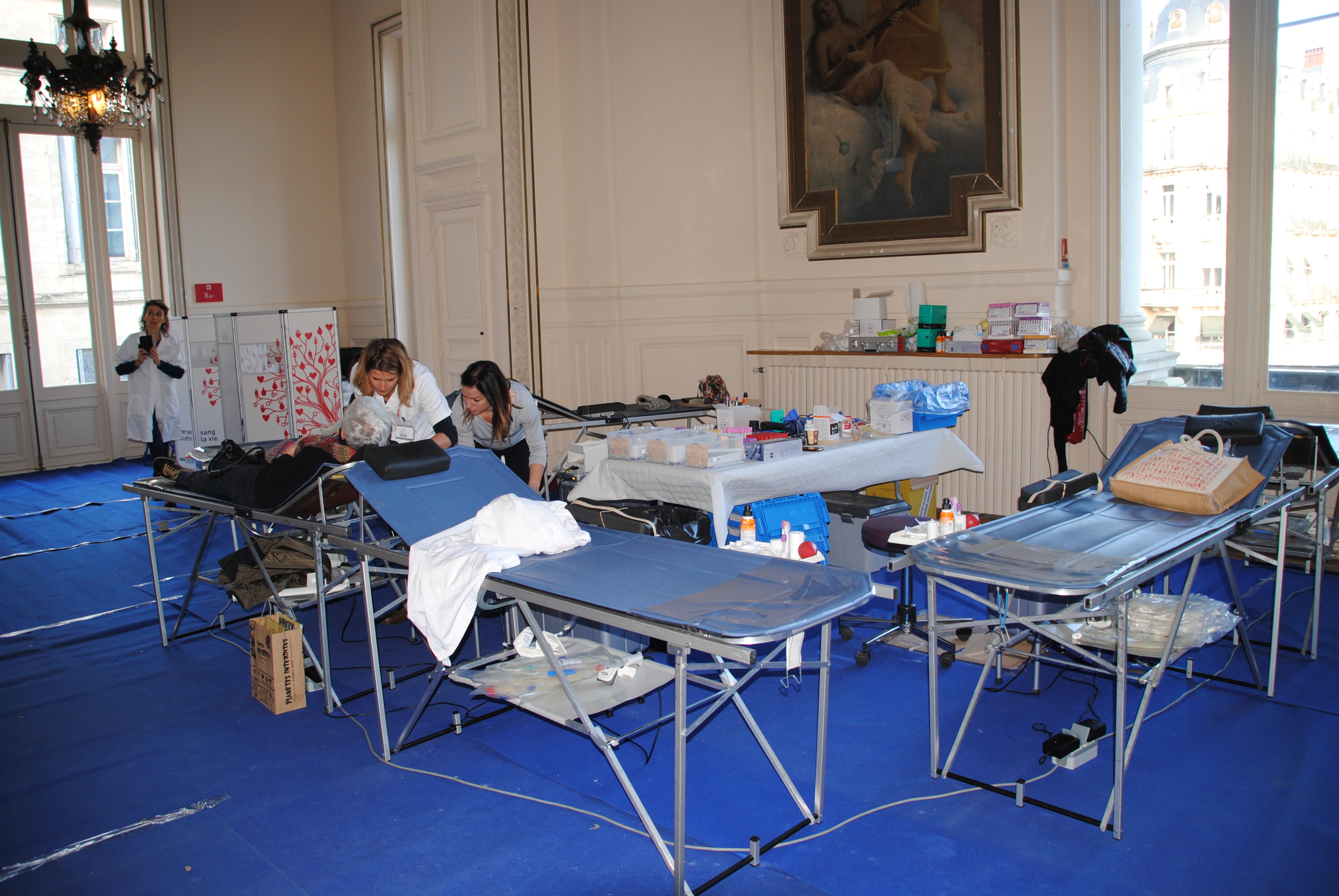 Collecte de sang à l&rsquo;opéra Comédie