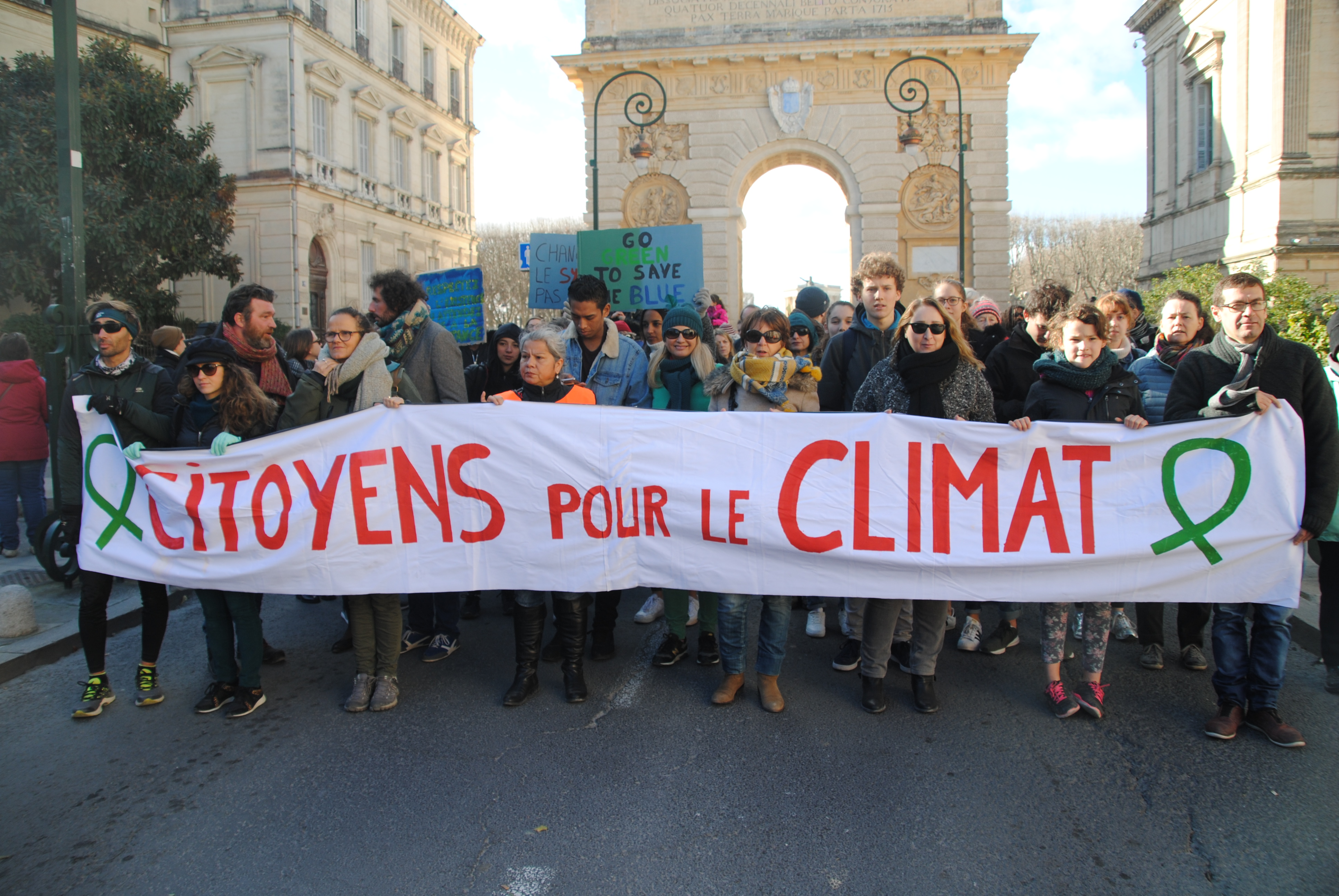 retour en images de la marche pour le climat à Montpellier