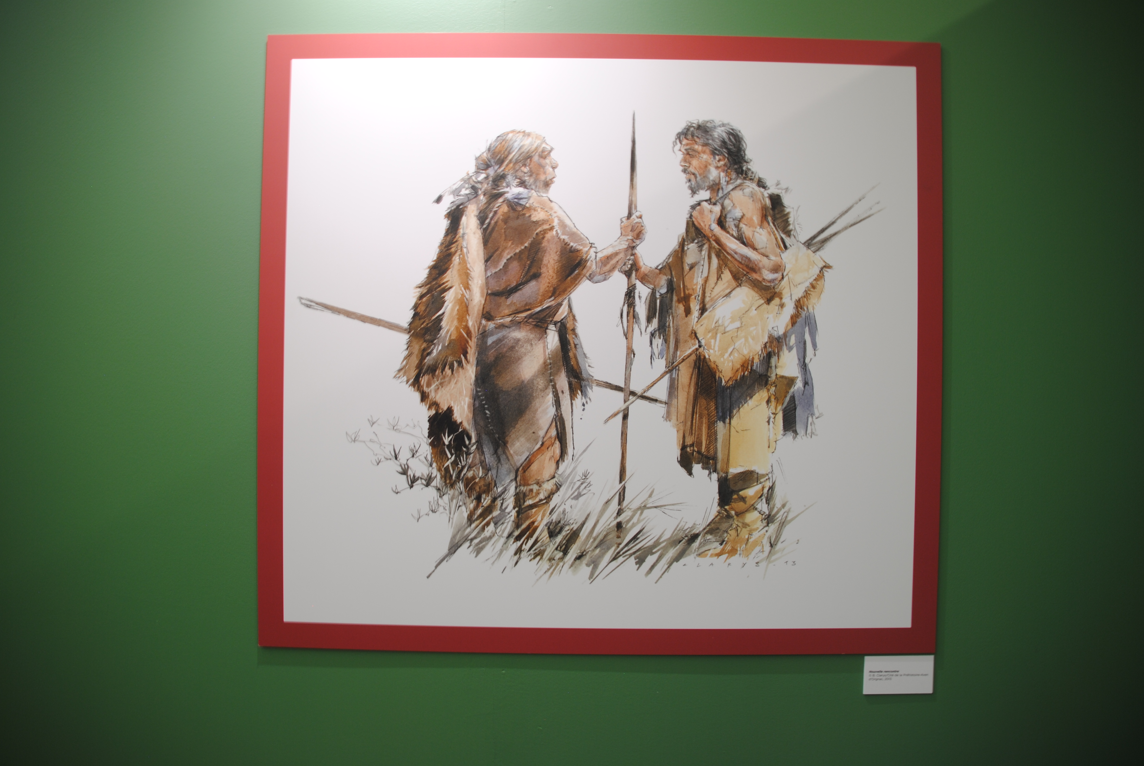 Retour en images sur le vernissage « Neandertal » à Pierrevives.