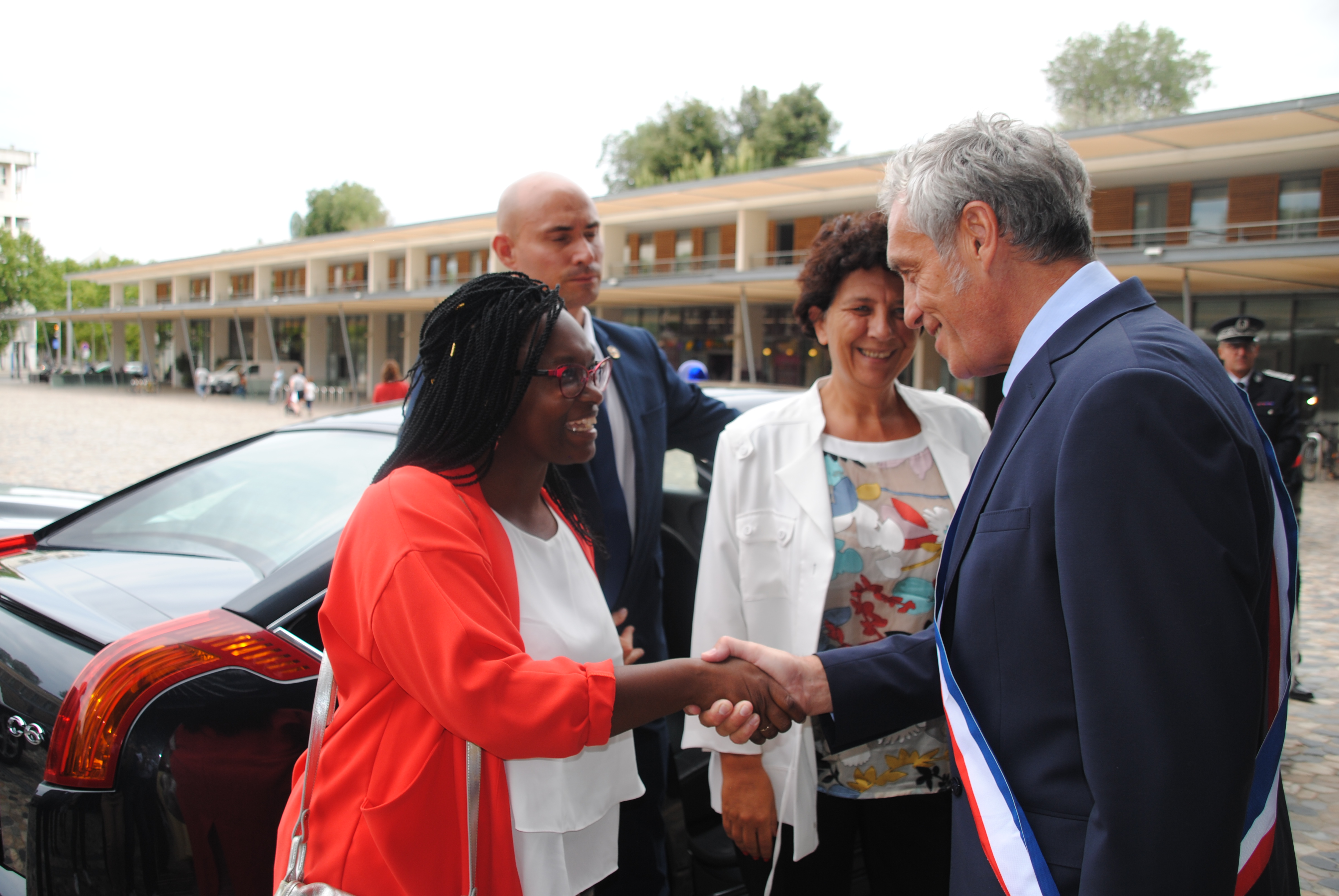 Retour images : visite de la Ministre Frédérique Vidal et de Sibeth Ndiaye  Porte-Parole du gouvernement.