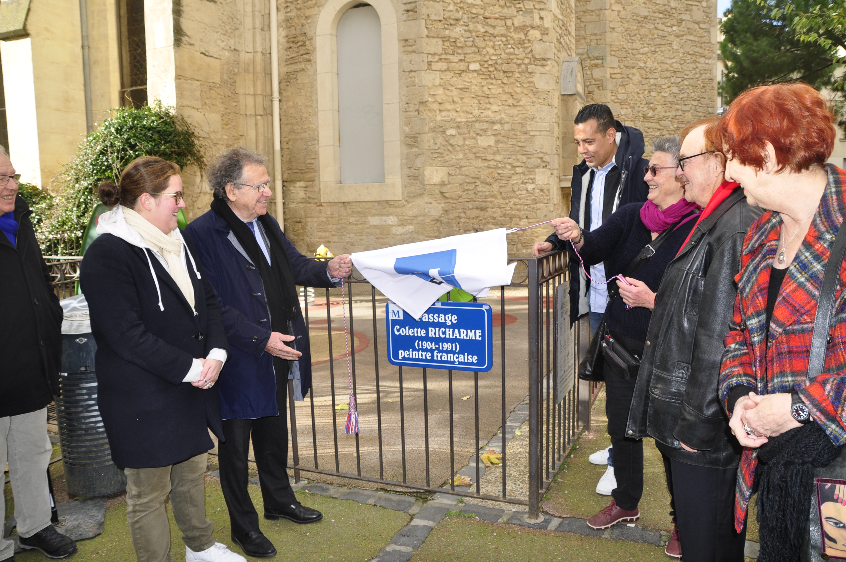 Retour en images : de la dénomination de la Rues Colette Richarme