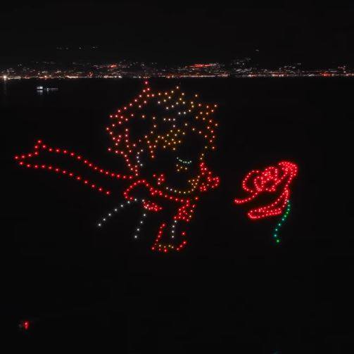 La Grande Motte : Le ciel s’embrase en pixels