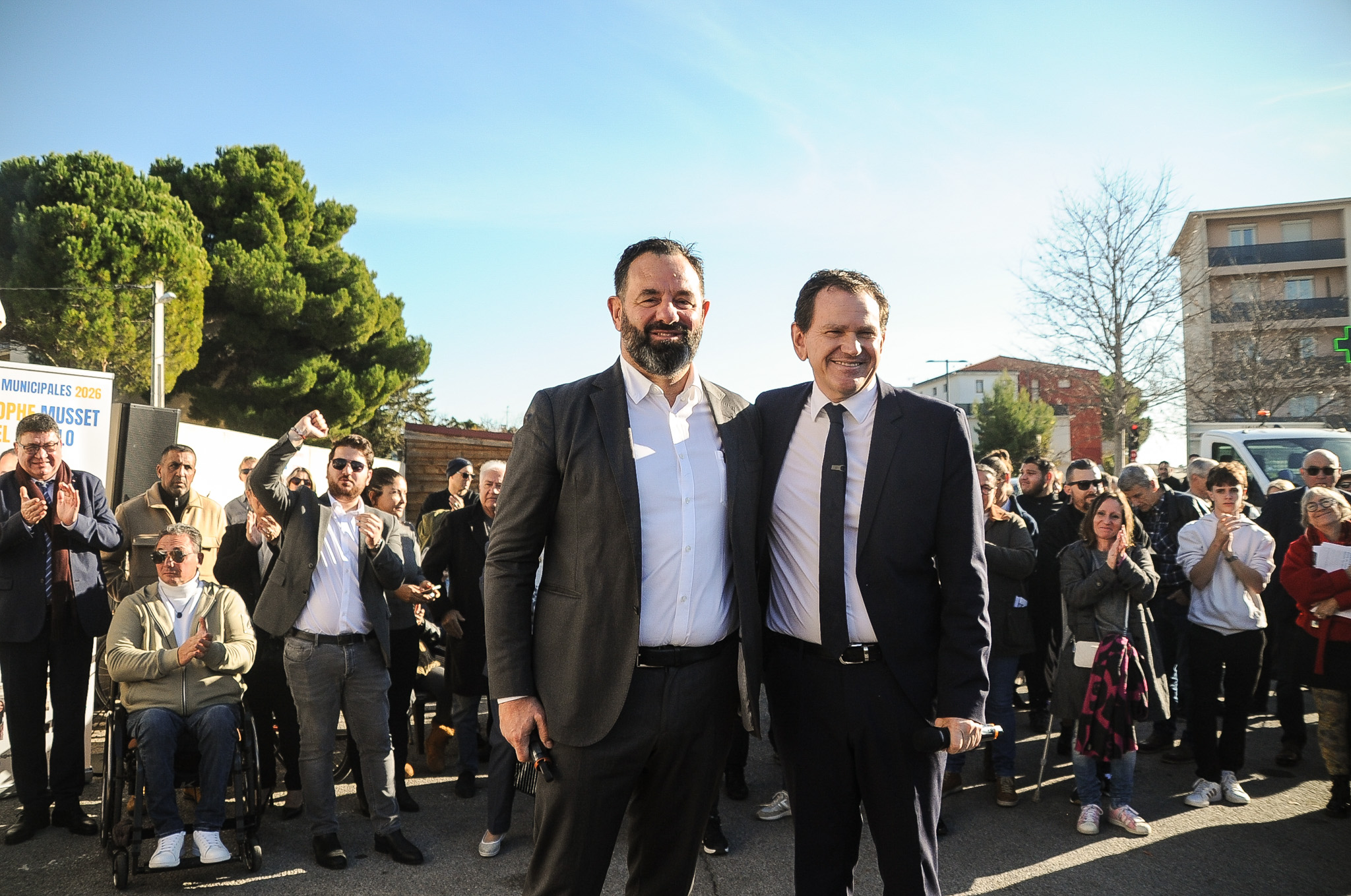 Lancement de campagne : Christophe Musset et Stéphane Muscat inaugurent leur local